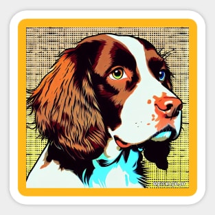 Springer SPaniel Pop Art Sticker